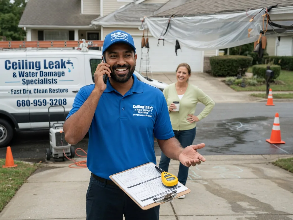 Ceiling Leak Cleanup Calder, ID FAQs